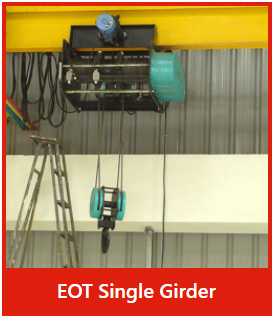 single girder eot crane manufacturers in india